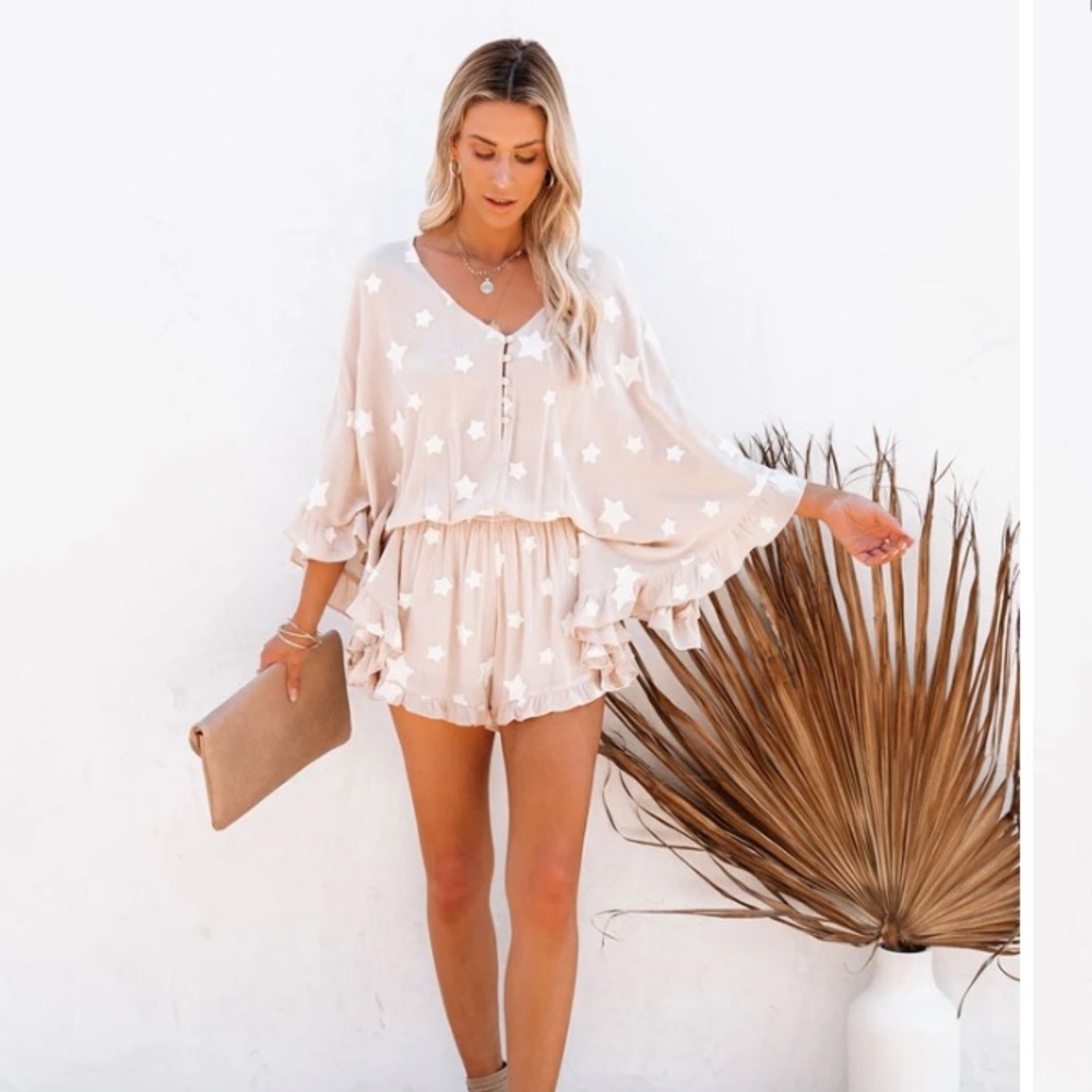 Beyond the Sea Kimono Star Romper